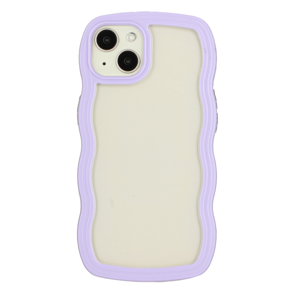 Funda Wavy Edge iPhone 15 violeta