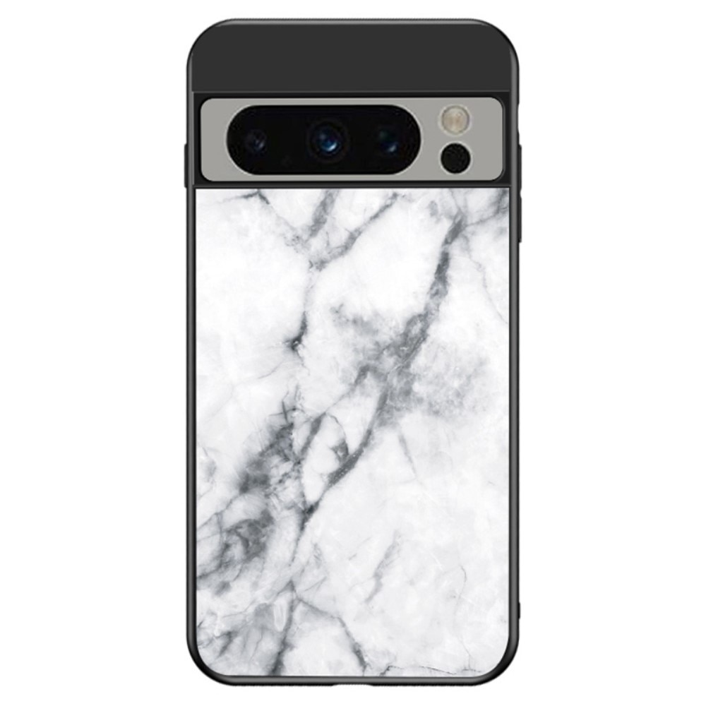 Funda vidrio templado Google Pixel 8 Pro Mármol blanco