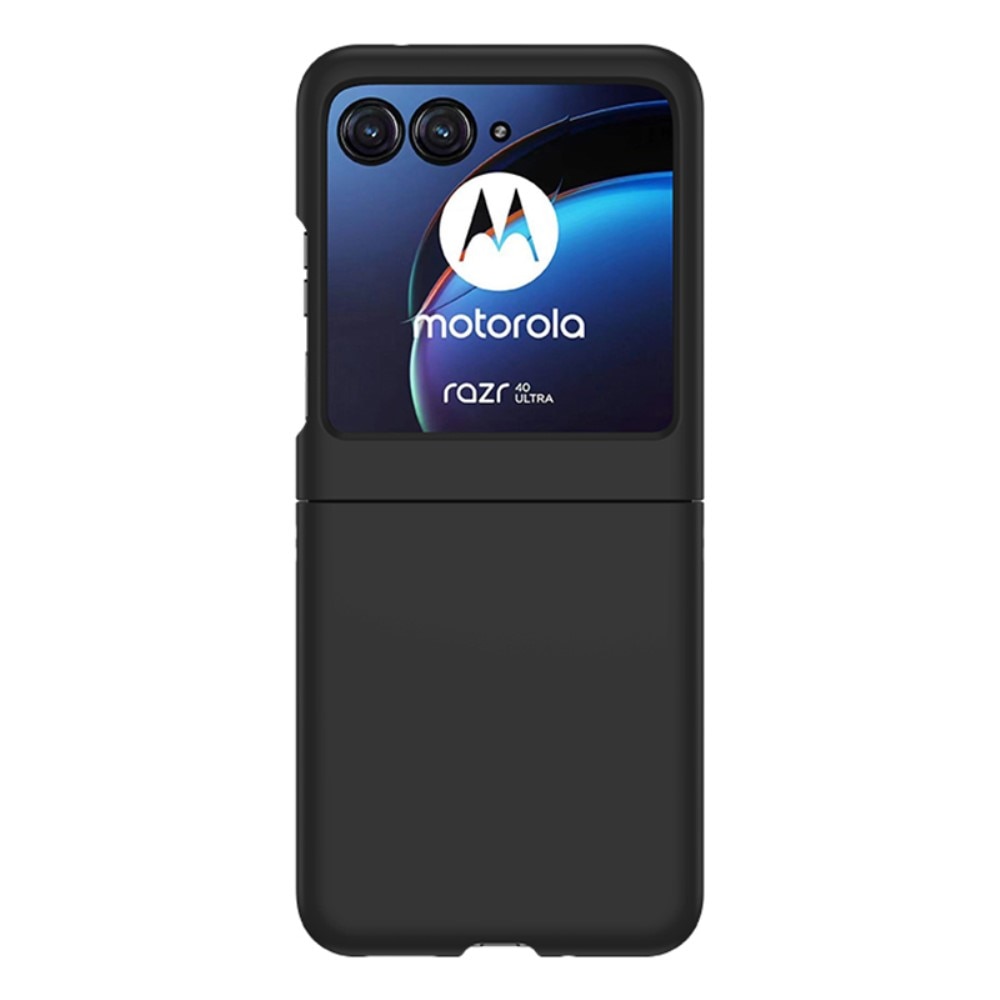 Funda rígida con protector de pantalla incorporado Motorola Razr 40 Ultra negro