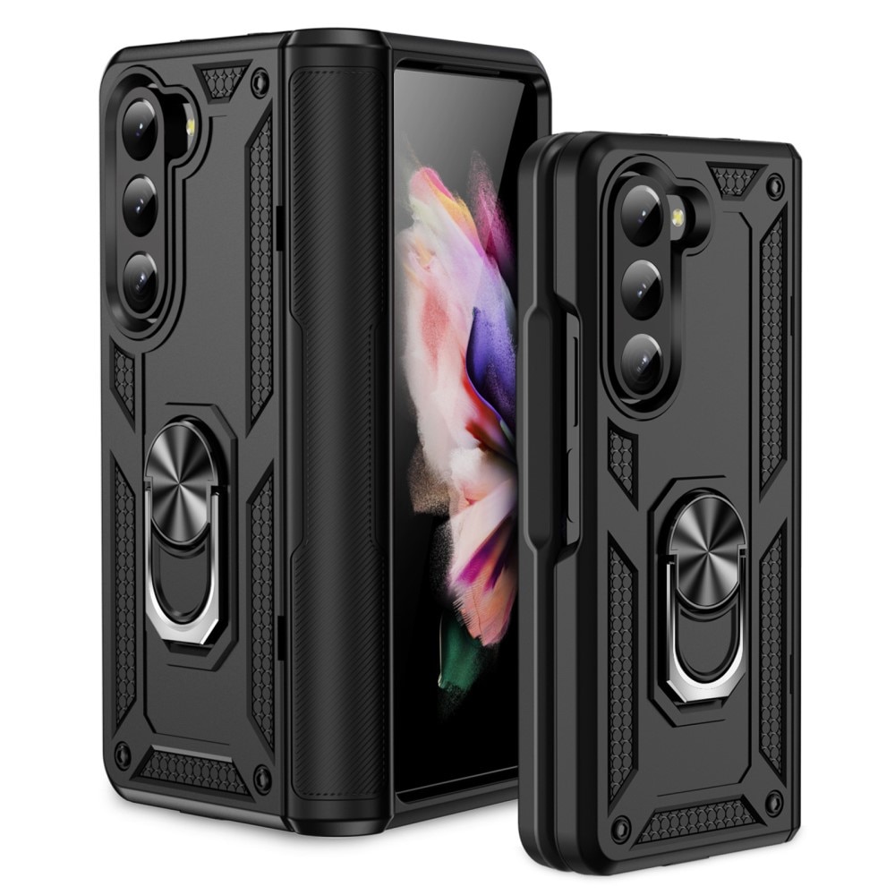 Funda híbrida Tech Ring Samsung Galaxy Z Fold 6 negro