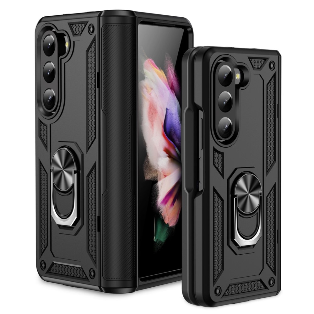 Funda híbrida Tech Ring Samsung Galaxy Z Fold 5 negro