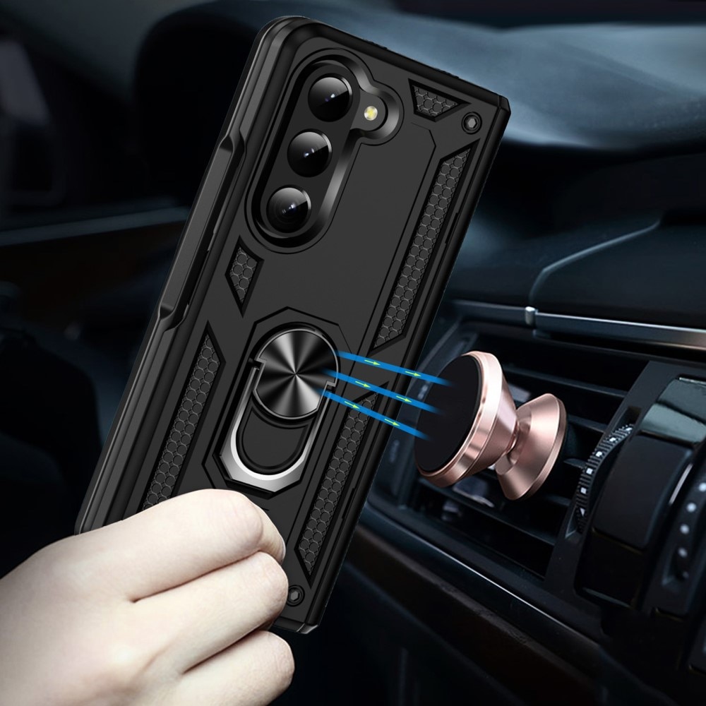 Funda híbrida Tech Ring Samsung Galaxy Z Fold 6 negro