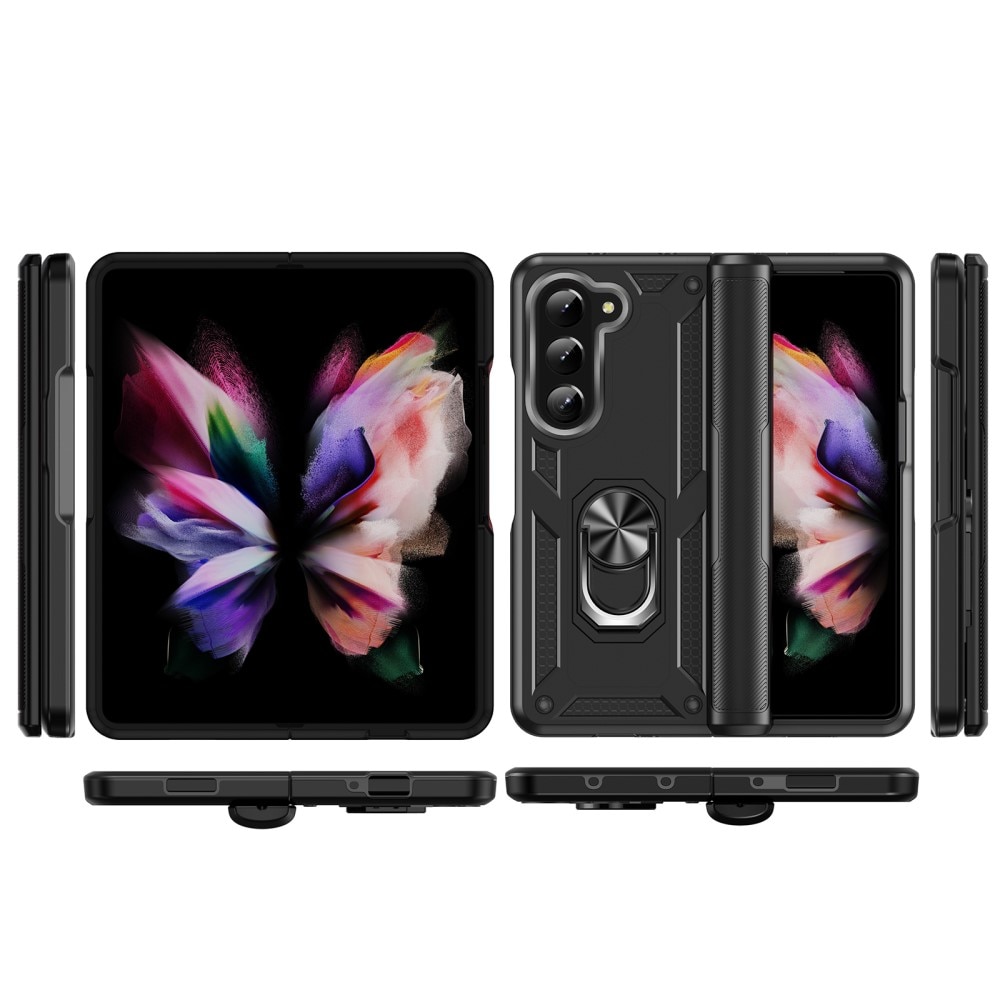 Funda híbrida Tech Ring Samsung Galaxy Z Fold 5 negro