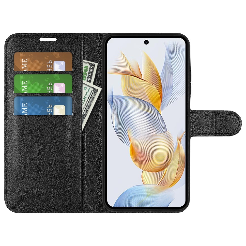 Funda cartera  Honor 90 Negro