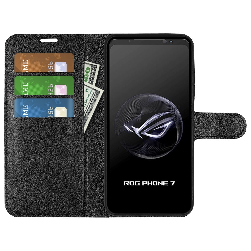Funda cartera Asus ROG Phone 7 Negro
