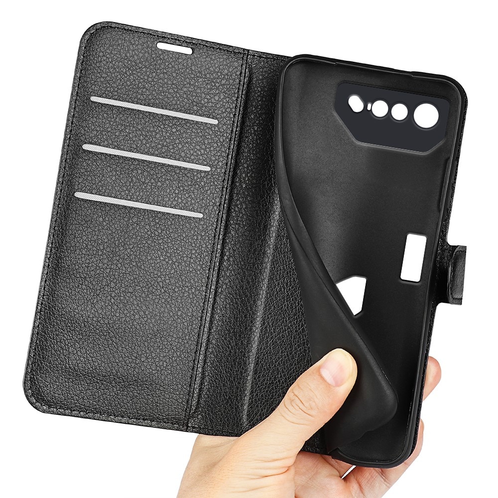 Funda cartera Asus ROG Phone 7 Negro