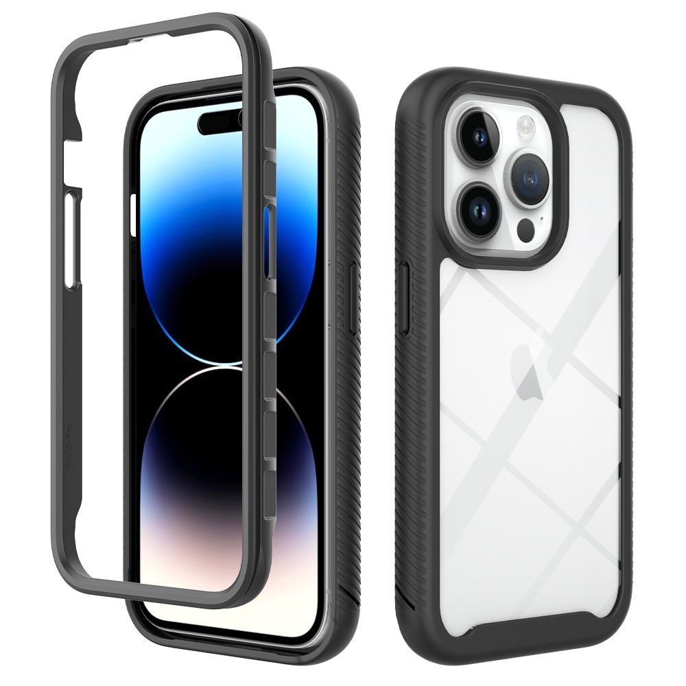 Funda con cobertura total iPhone 15 Pro Negro