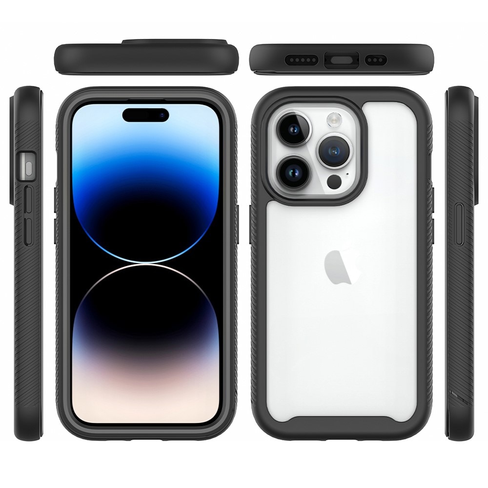 Funda con cobertura total iPhone 15 Pro Negro