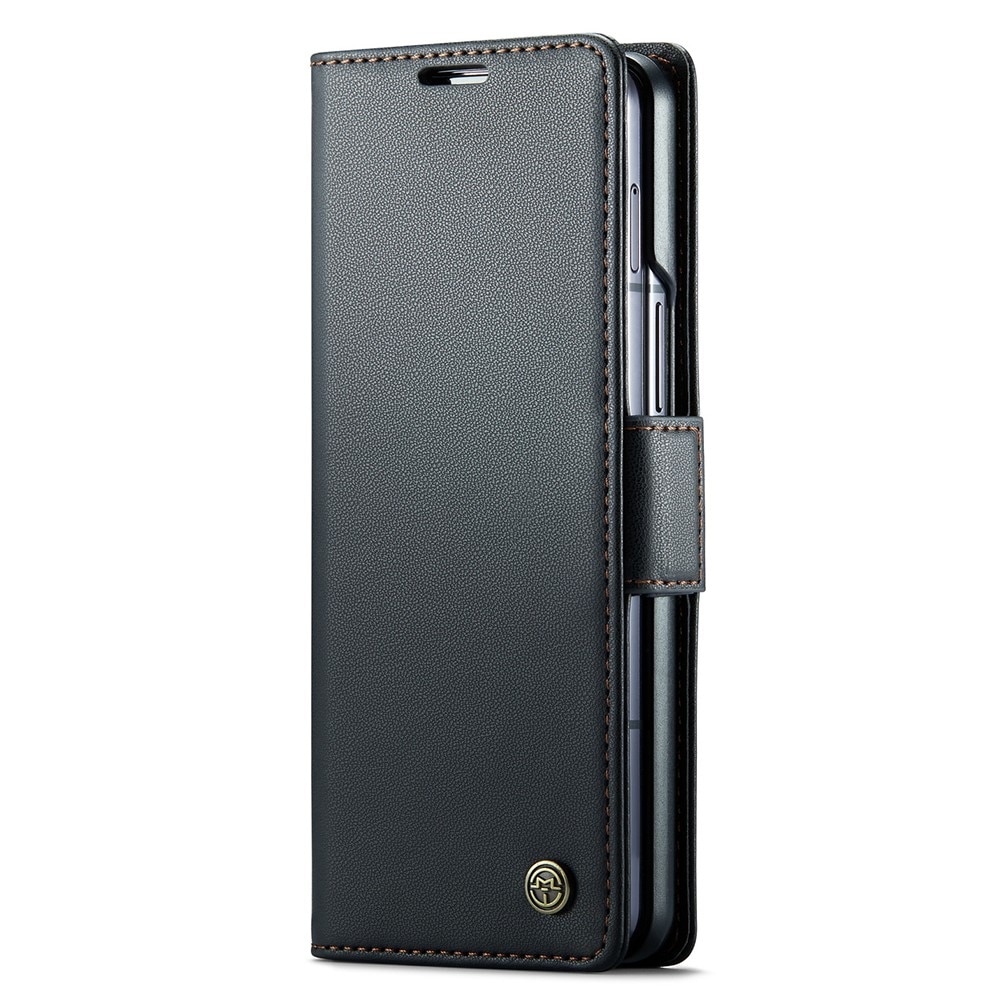 Funda delgada con solapa anti-RFID Samsung Galaxy Z Fold 5 negro