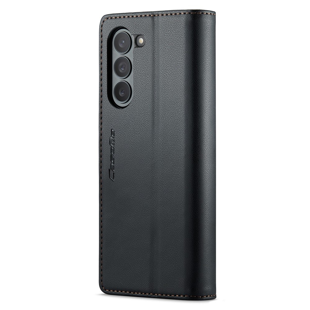 Funda delgada con solapa anti-RFID Samsung Galaxy Z Fold 5 negro