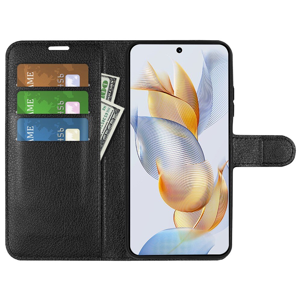 Funda cartera  Honor 90 Pro Negro