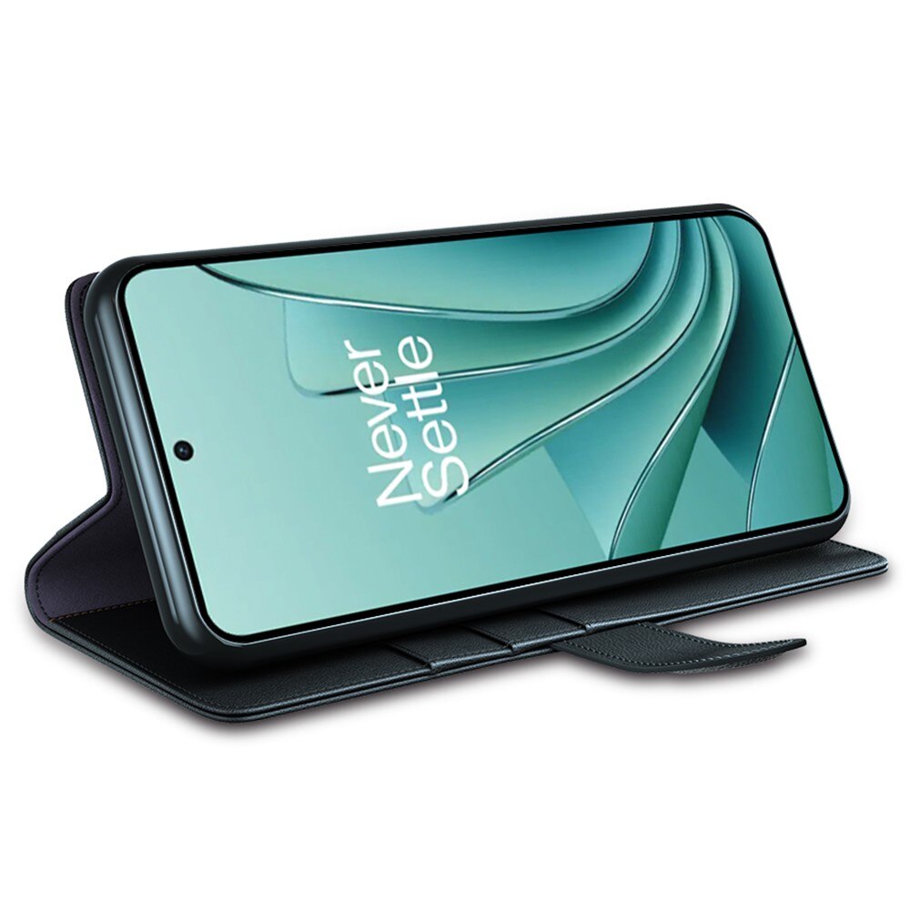 Funda de cuero genuino  OnePlus Nord 3, Negro