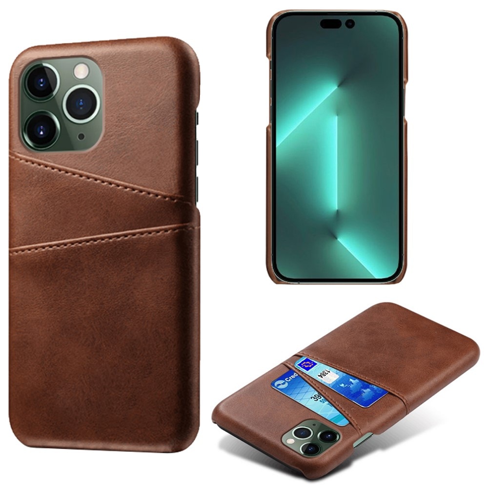 Funda Card Slots iPhone 16 Pro Marrón