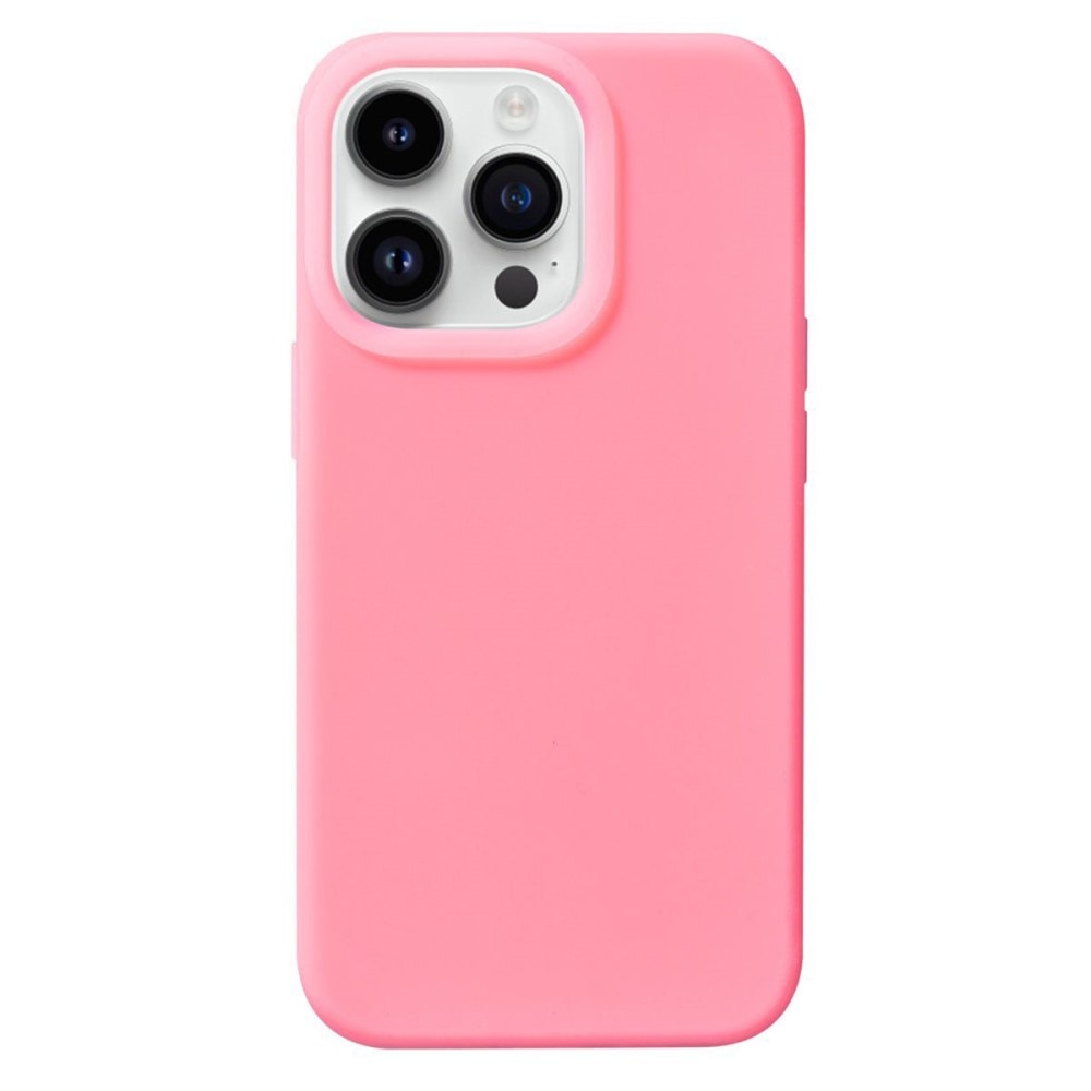 Funda de silicona Jelly iPhone 15 Pro Max rosado - Comprar online