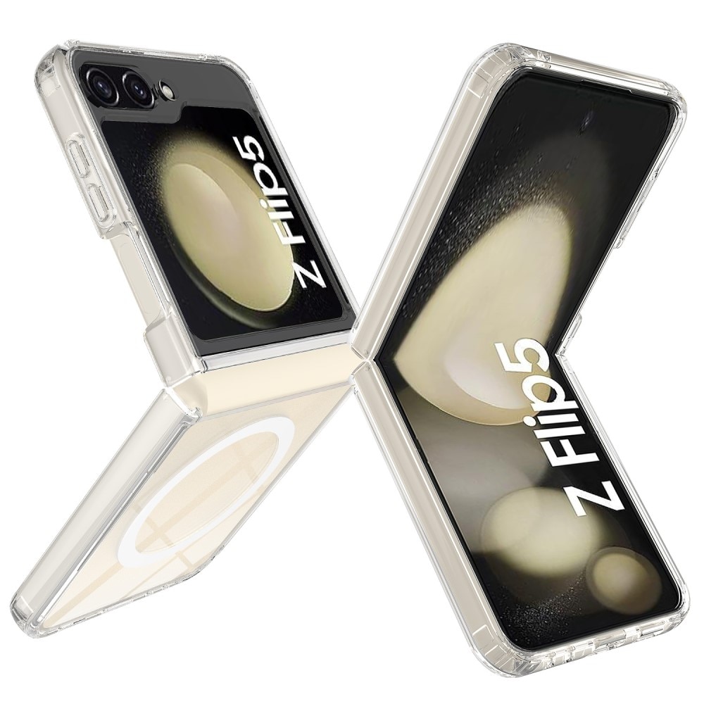 Funda híbrida MagSafe Samsung Galaxy Z Flip 5 Transparente