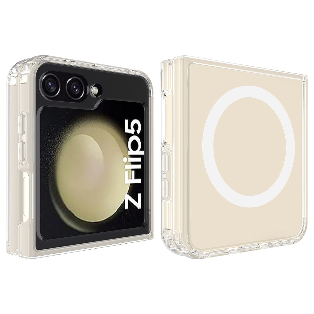 Funda híbrida MagSafe Samsung Galaxy Z Flip 5 Transparente
