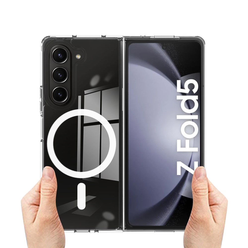 Funda híbrida MagSafe Samsung Galaxy Z Fold 5 Transparente