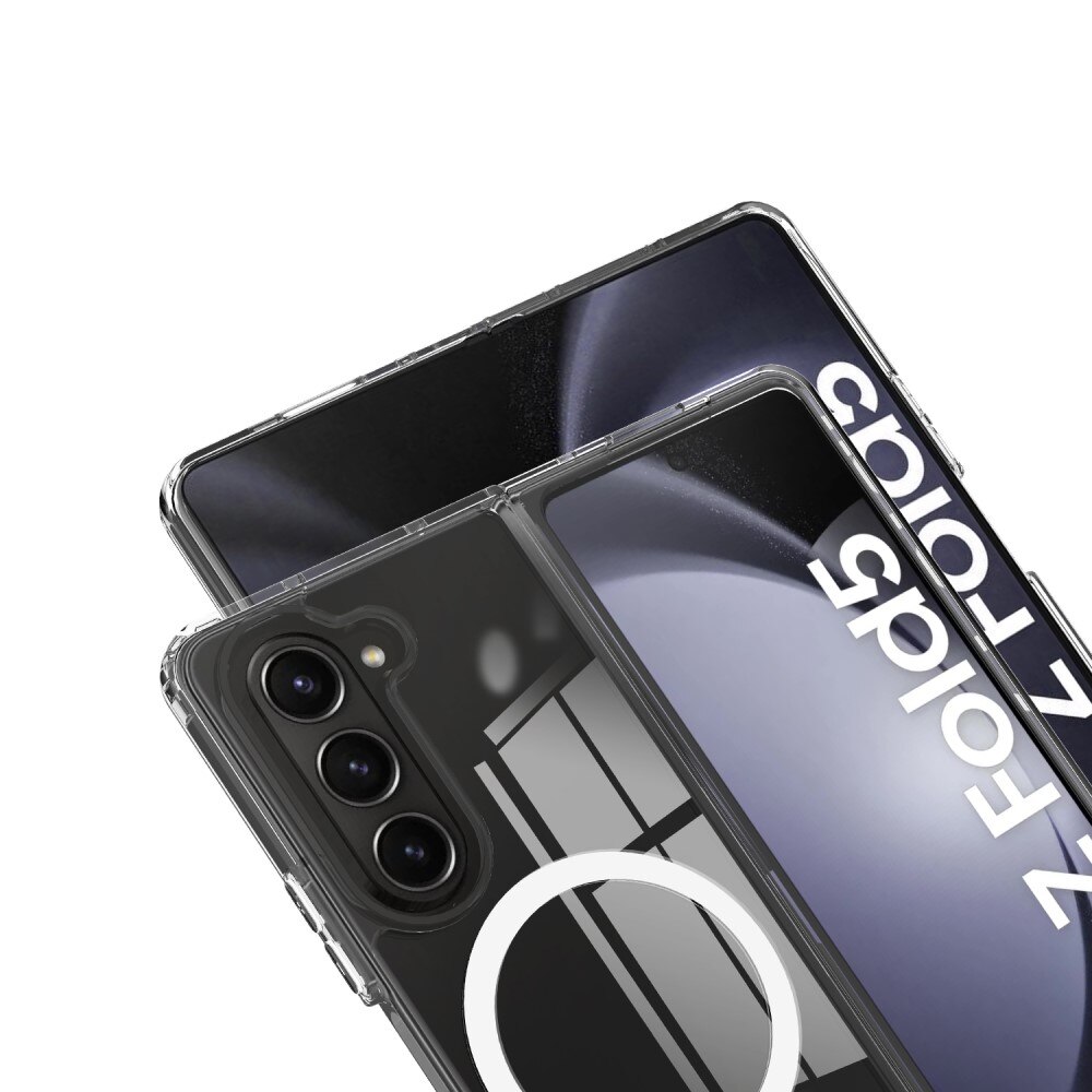 Funda híbrida MagSafe Samsung Galaxy Z Fold 5 Transparente