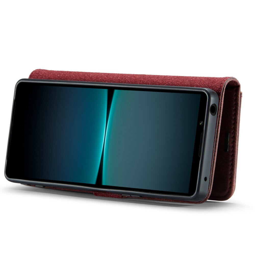 Cartera Magnet Wallet Sony Xperia 1 V Rojo