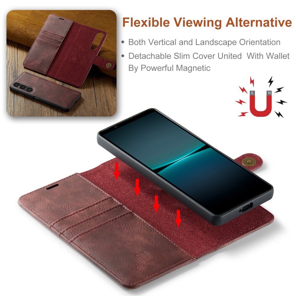 Cartera Magnet Wallet Sony Xperia 1 V Red