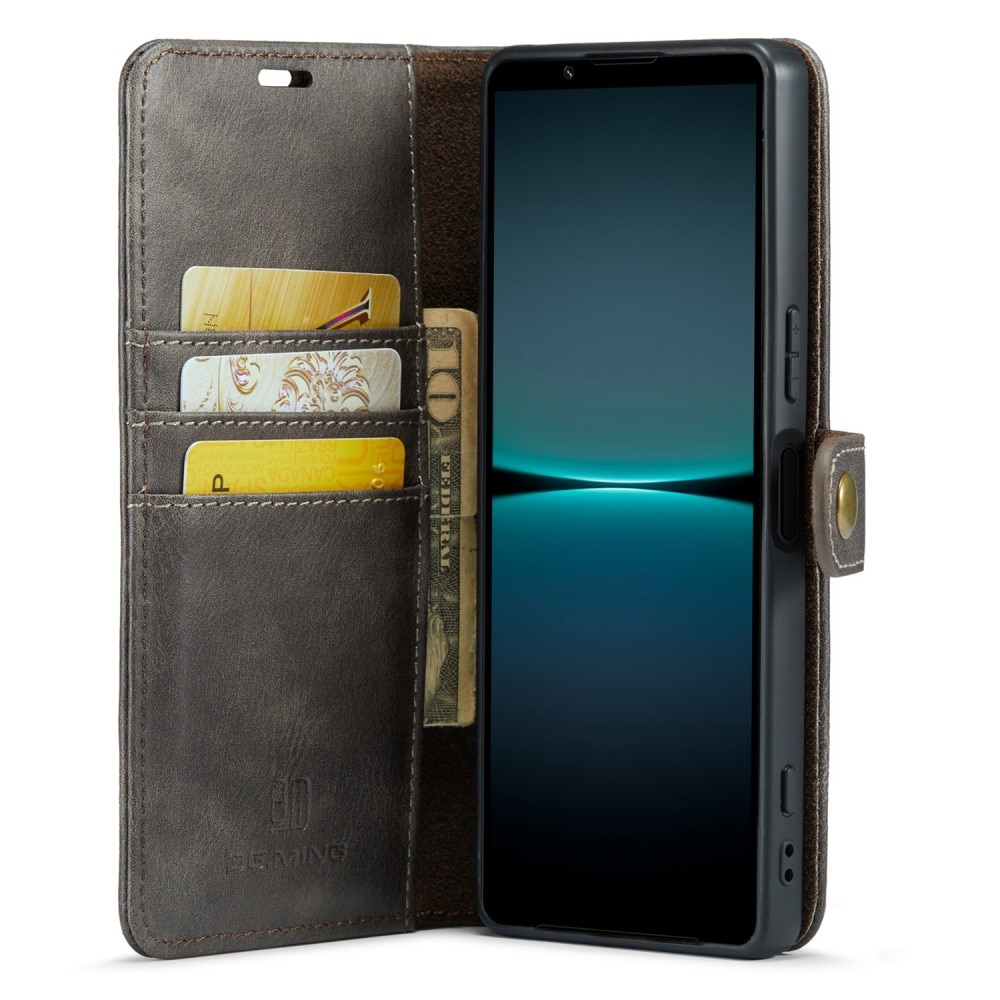 Cartera Magnet Wallet Sony Xperia 1 V Brown