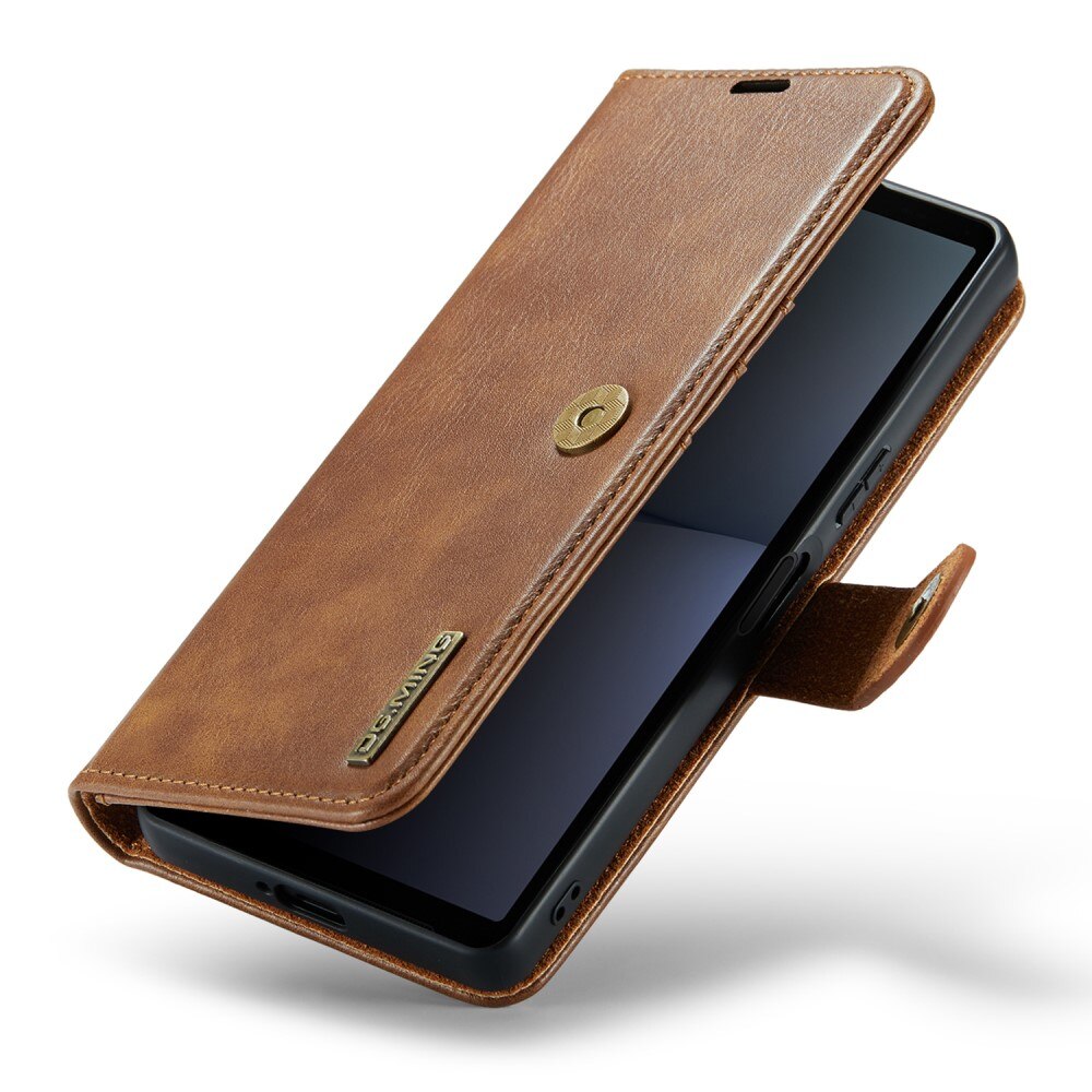 Cartera Magnet Wallet Sony Xperia 10 V Cognac