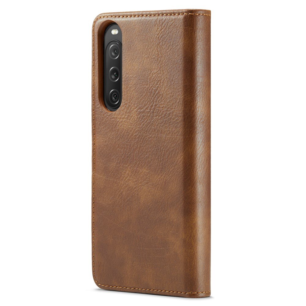 Cartera Magnet Wallet Sony Xperia 10 V Cognac