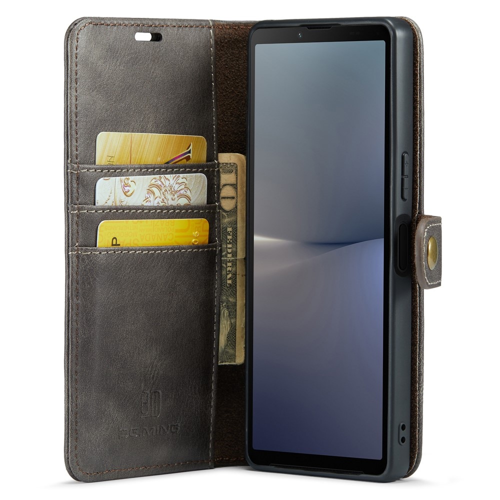 Cartera Magnet Wallet Sony Xperia 10 V Brown