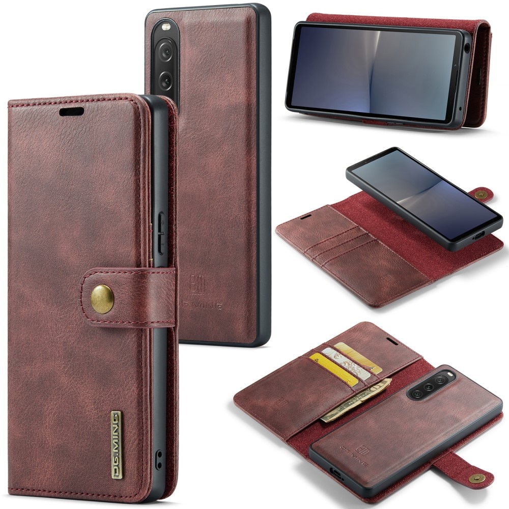 Cartera Magnet Wallet Sony Xperia 10 V Red