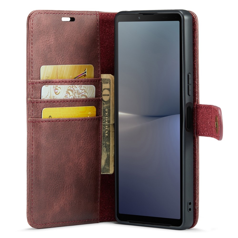 Cartera Magnet Wallet Sony Xperia 10 V Red