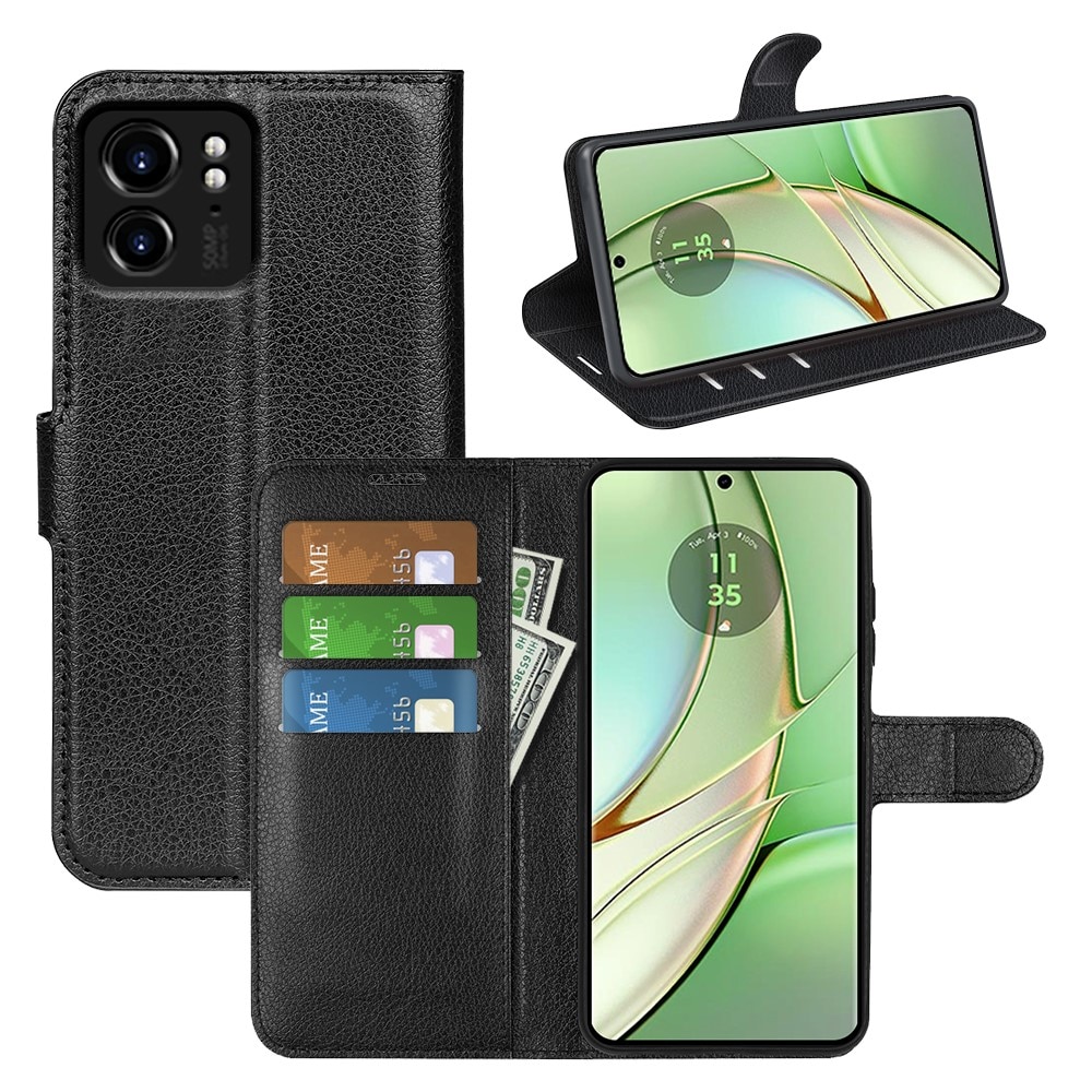 Funda cartera Motorola Edge 40 Negro