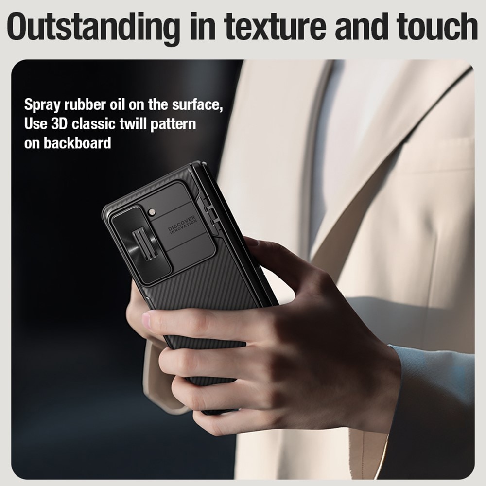 Funda CamShiled Fold con Kickstand Samsung Galaxy Z Fold 5, negro