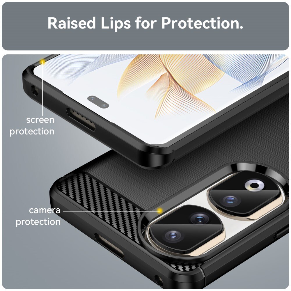 Funda TPU Brushed Honor 90 Pro Black