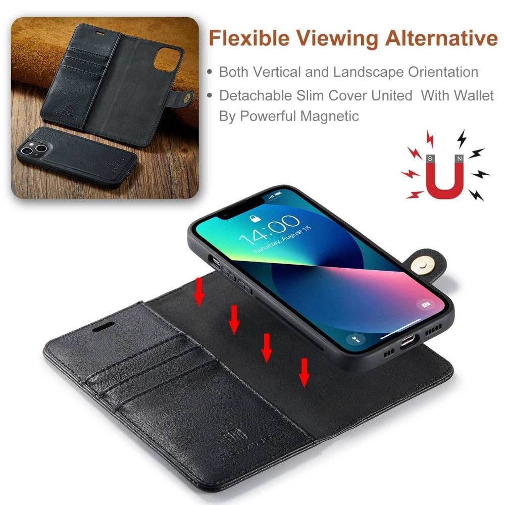 Cartera Magnet Wallet iPhone 15 Plus Black