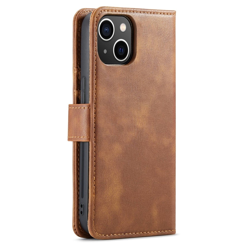 Cartera Magnet Wallet iPhone 15 Plus Cognac