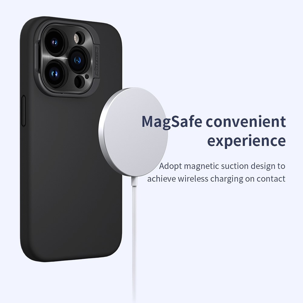 Funda Soft LensWing MagSafe iPhone 15 Pro Max negro