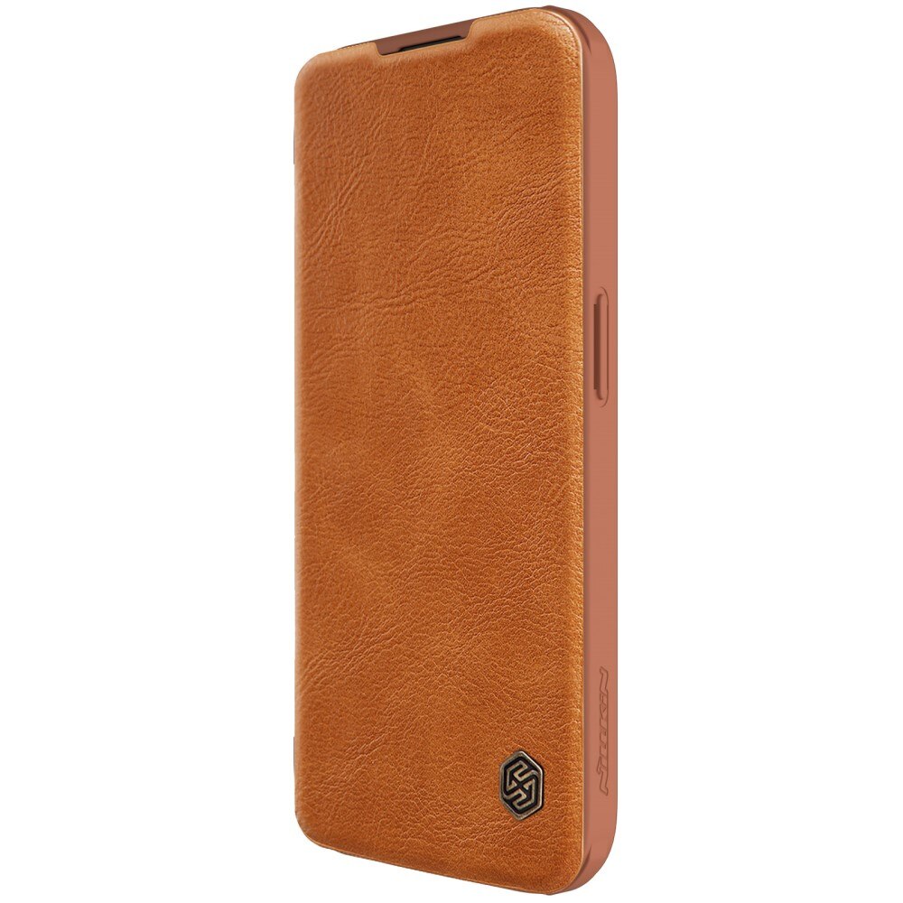 Funda Qin Pro CamShield iPhone 15 Pro Brown