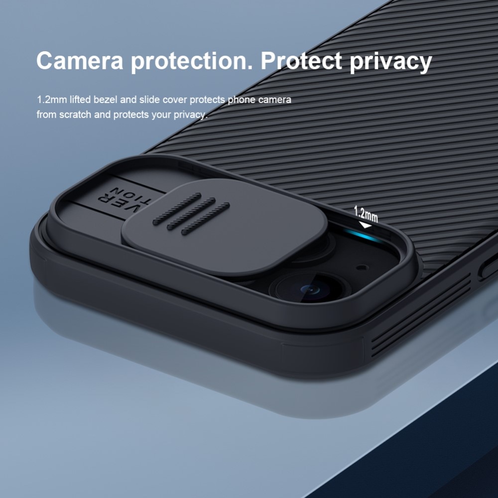 Kit para iPhone 15 Plus: Funda CamShield y protector de pantalla