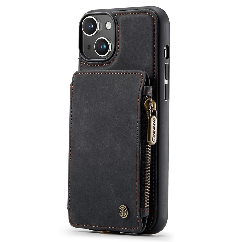 Funda Multi-Slot anti-RFID iPhone 15 Plus negro