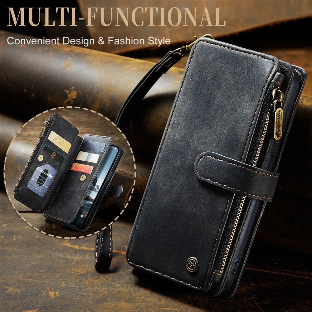 Cartera Zipper iPhone 15 Pro Max Negro
