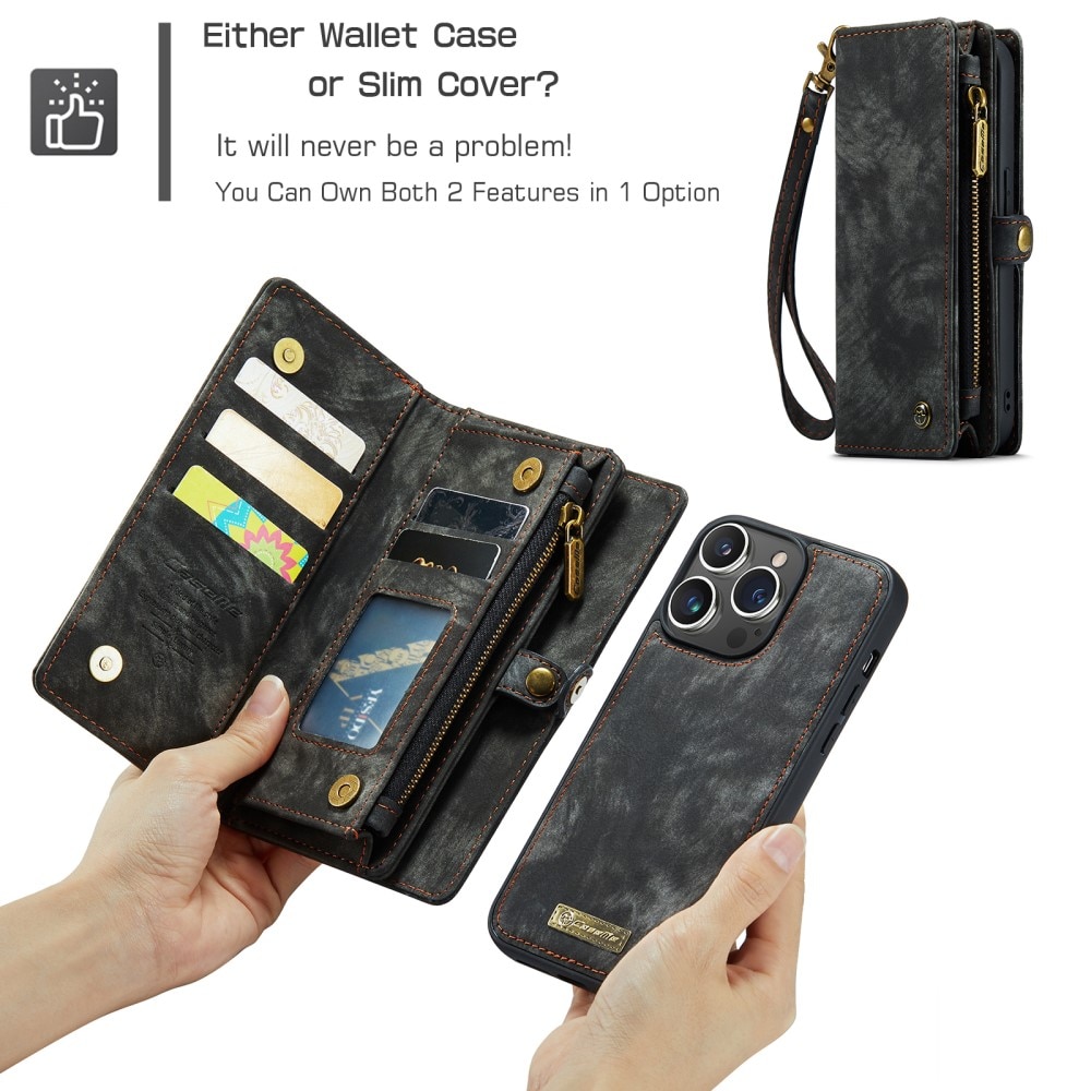 Cartera Multi-Slot iPhone 15 Pro Max Gris