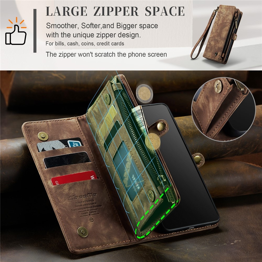 Cartera Multi-Slot iPhone 15 Pro Max Marrón