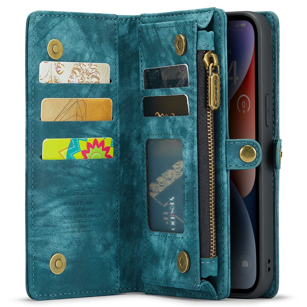 Cartera Multi-Slot iPhone 15 Pro Max Azul