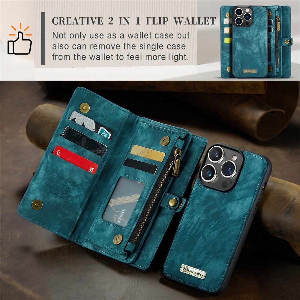 Cartera Multi-Slot iPhone 15 Pro Max Azul