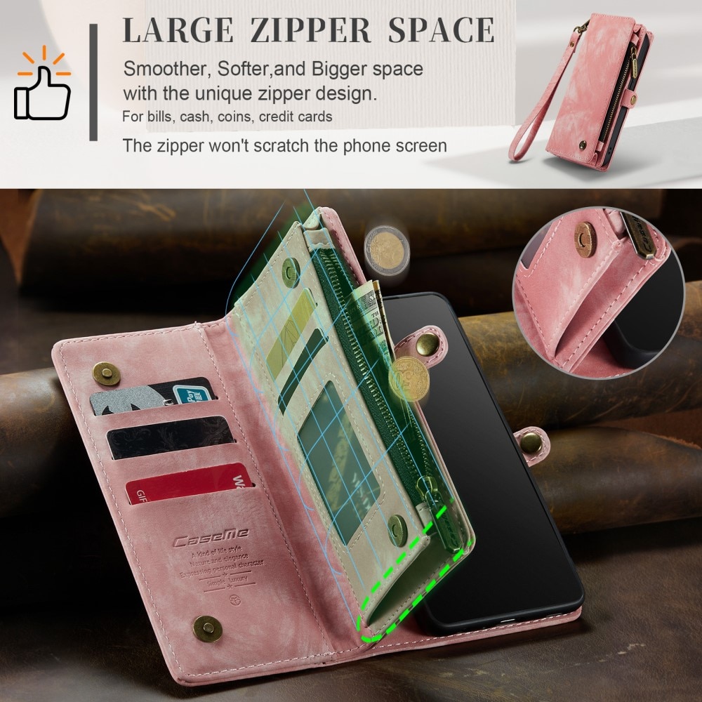 Cartera Multi-Slot iPhone 15 Pro Max rosado