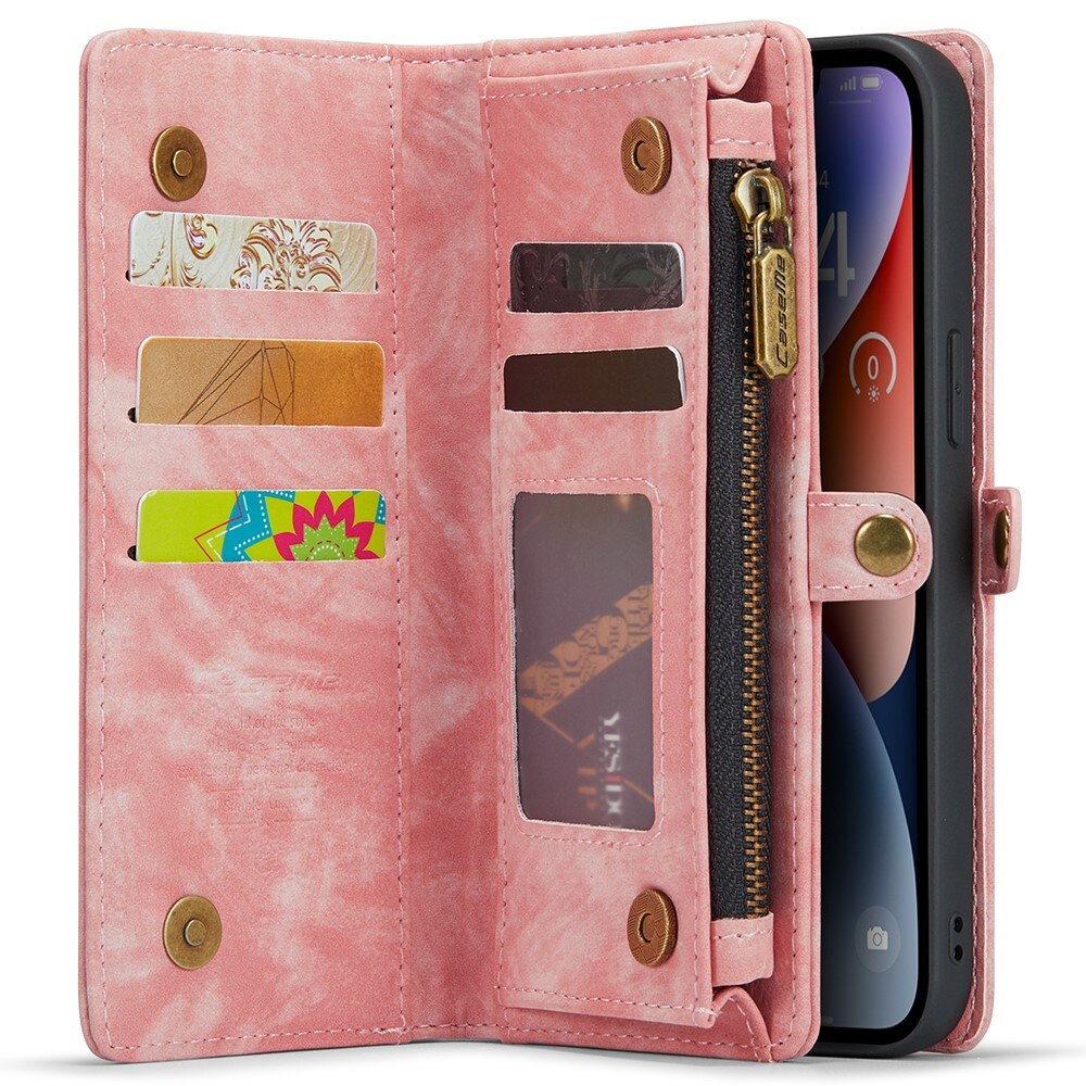 Cartera Multi-Slot iPhone 15 Pro Max rosado