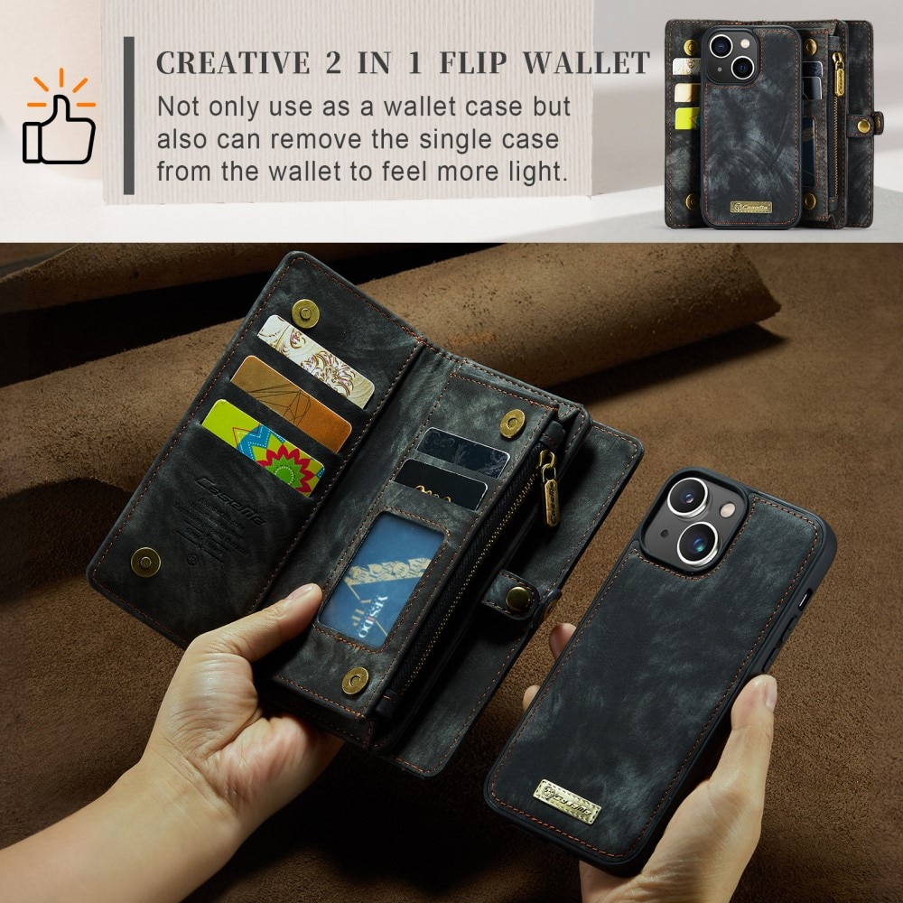Cartera Multi-Slot iPhone 15 Gris
