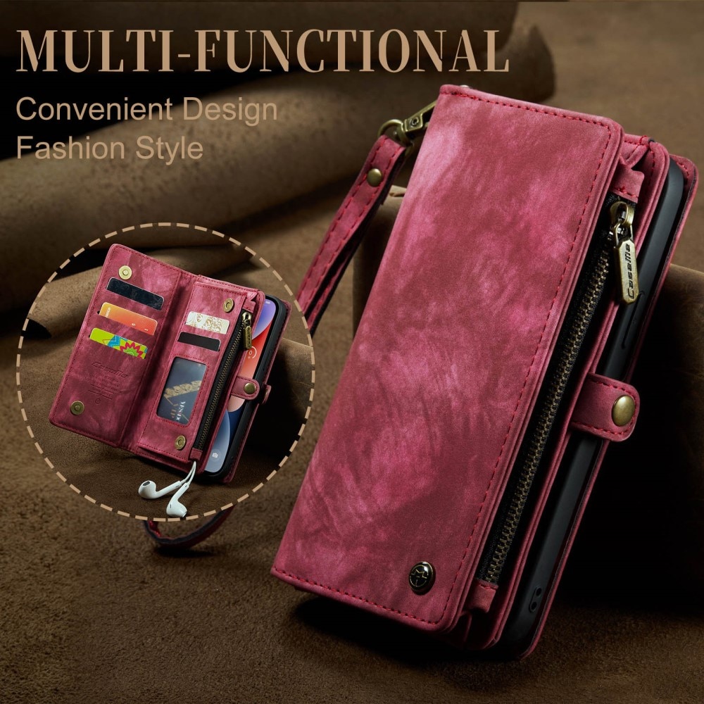 Cartera Multi-Slot iPhone 15 Rojo