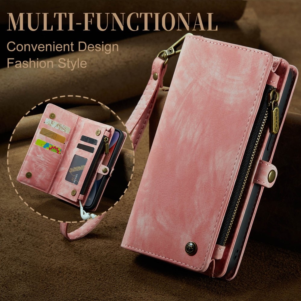 Cartera Multi-Slot iPhone 15 rosado