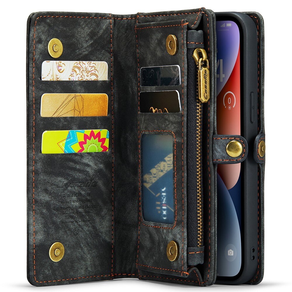 Cartera Multi-Slot iPhone 15 Plus Gris
